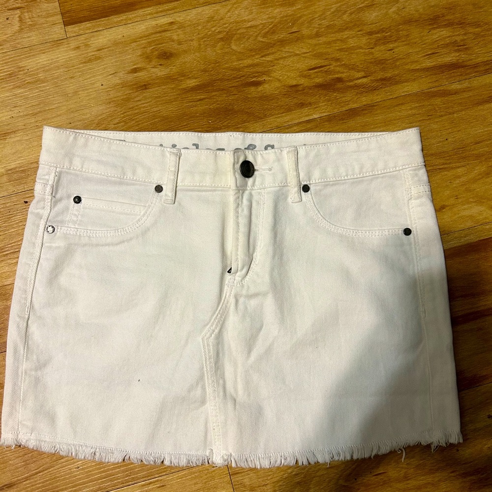 Article of society mini denim skirt